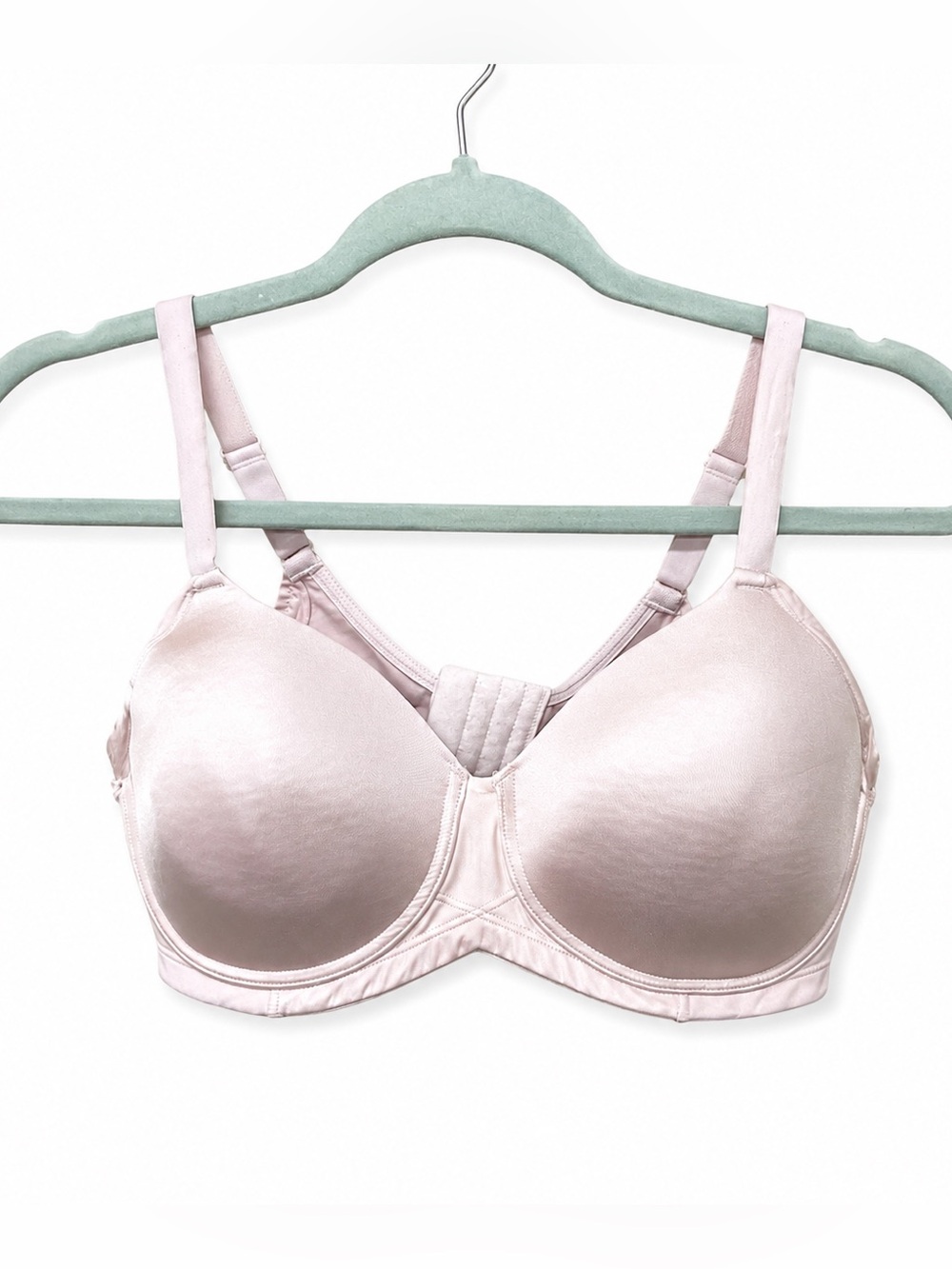 Vanity Fair 38C Light Pink Full Coverage Bra Smooth Support Underwire